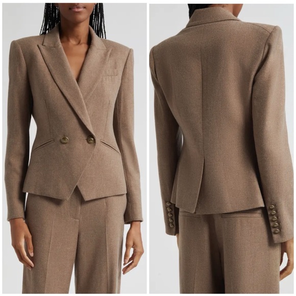 NWT VERONICA BEARD Rickie Crop Dickey Jacket in Lichen Melange SZ US 4 - Picture 2 of 9